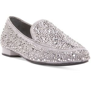 Donald J. Pliner Helen Sparkle Studded  Loafers